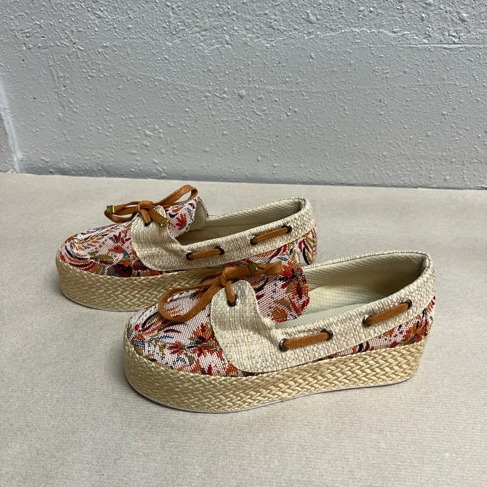 (11) Artisanal spradrilles tennis cotton 100%